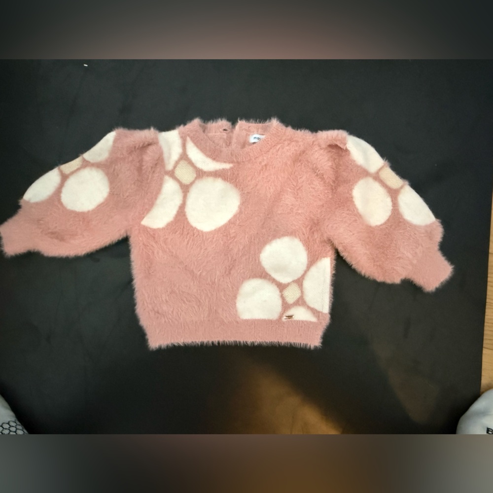 Mayoral - Baby Flower Jacquard Sweater- 6m